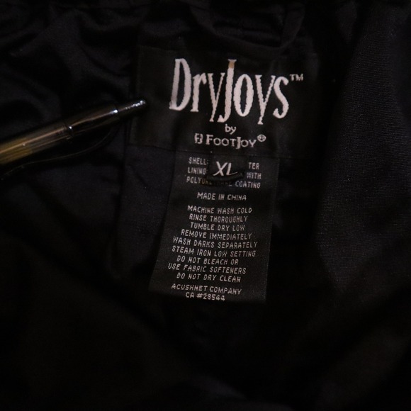 DryJoys by FootJoy Mens Convertible Zip Off Golf Pants Black Size XL - Picture 2 of 6